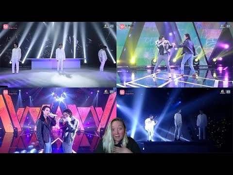 I react to: TRINITY & PORSCHE x JACKIE - "ภาพจำ" & "เพราะเธอแหละ" [Center Camera] 11.09.2021