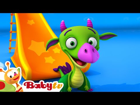 Draco at the Playground 🐉 | Fun Learning with Opposites for Toddlers