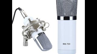 Video thumbnail for BM-700 Condenser Microphone Unboxing & Review Cheap Mic From GearBest.com by TNN