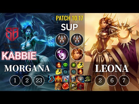 SB Kabbie Morgana vs Leona Sup - KR Patch 10.17