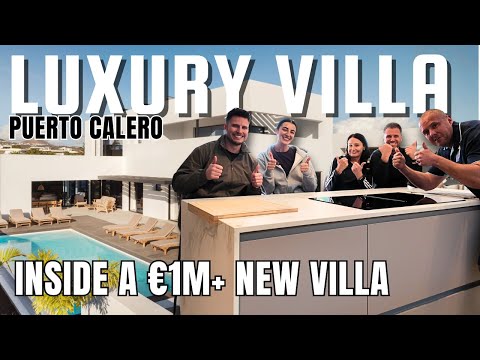 😲INSIDE LOOK at a €1M+ Villa in Lanzarote! WOW! | Villa Cristelle Puerto Calero Millionaires Marina.