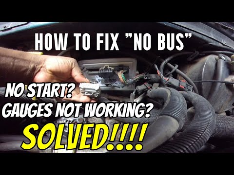 How to fix "NO BUS"  No Start problem for Dodge, Chrysler, Jeep , Mopar - Dodge Ram Van