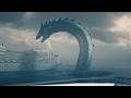 Jörmungandr Norse Leviathan Attacks Thalassophobia Megalophobia Animation