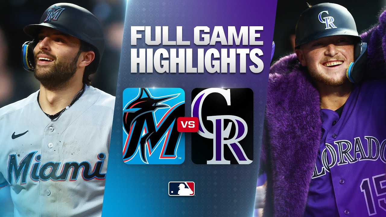 7월2일 마이애미 콜로라도 MLB 하이라이트