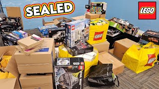 Moving my Sealed LEGO Collection & BUYING A COUCH!