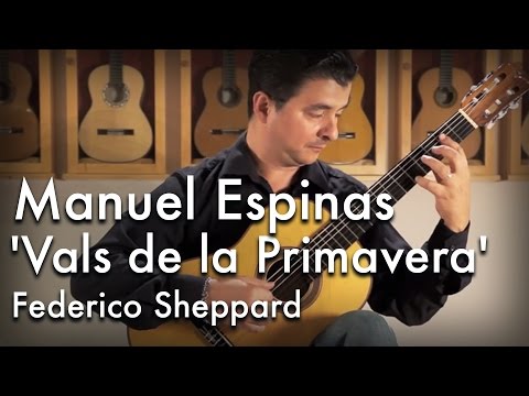 Barrios 'Vals de la Primavera' played by Manuel Espinas