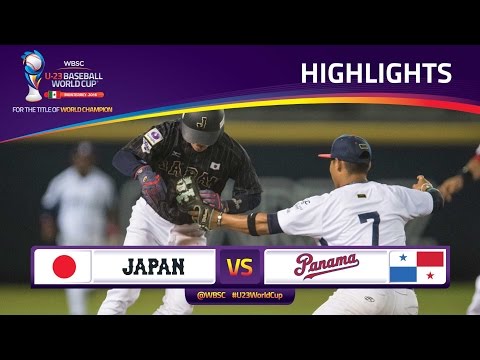 Highlights: No. 1 Japan v No. 15 Panama - U-23 Baseball World Cup 2016