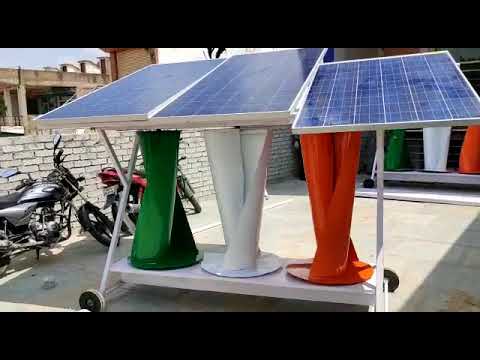1 Kw Solar Wind Hybrid System