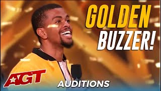 Brandon Leake: First Poet Ever To Get America's Got Talent GOLDEN BUZZER!