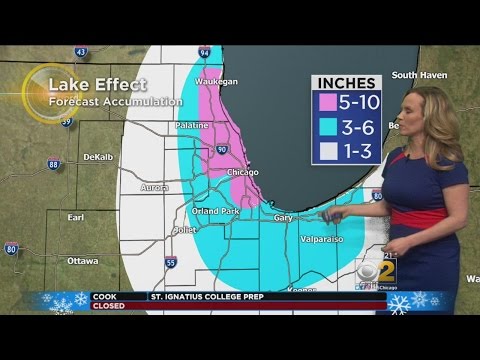 Lake Effect Snow Blankets Chicago, Making For Messy Tuesday Morning