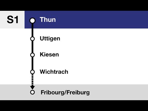 BLS Ansagen/annonces » S1 Thun — Fribourg/Freiburg (2023) | SLBahnen