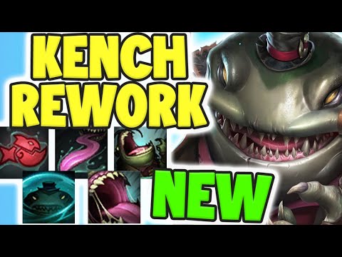 THIS REWORK IS MAKING KENCH 100% PERMABANNED! TAHM KENCH REWORK TOP GAMEPLAY! - League of Legends