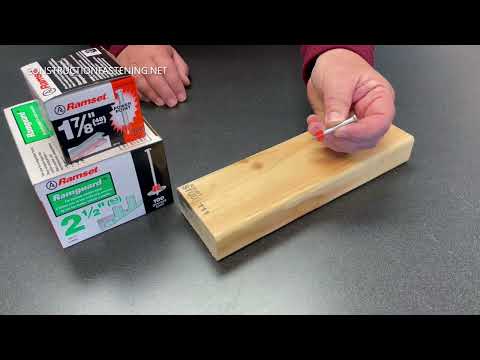 What Length Nail For Your Ramset, Hilti, Simpson & DeWalt PAT Tools