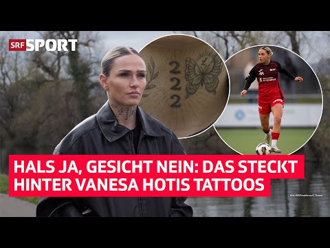 "Hidden Stories" with tattoo-lover Vanesa Hoti from FC Aarau ⚽️💭 | SRF Sport