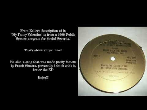 My Funny Valentine - Cab Calloway 1966