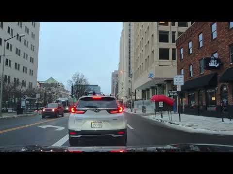 Driving Through Downtown Columbus, Oh to Harrison West (4K)