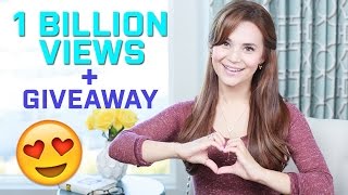 1 BILLION VIEWS + GIVEAWAY!