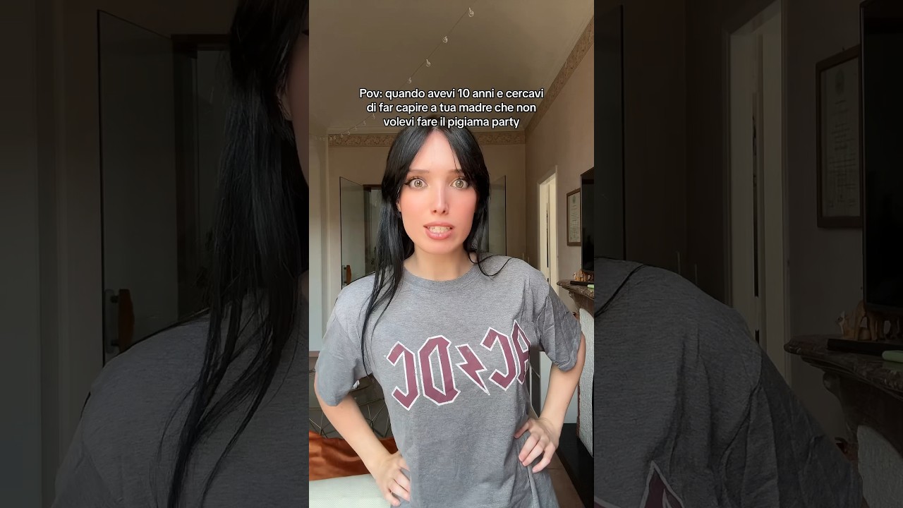 Pov: quando avevi 10 anni e cercavi di far capire a tua mamma che non volevi fare il pigiama party