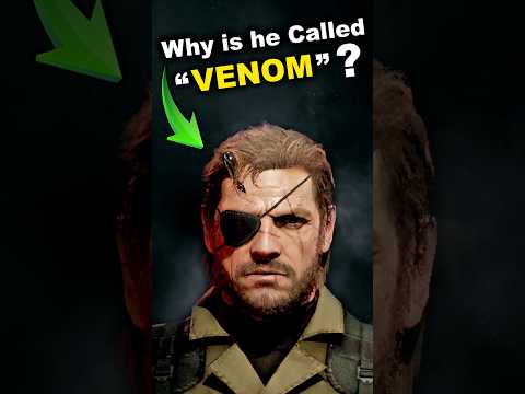Why is he called VENOM Snake in MGSV? 🤔 #metalgearsolid #gaming