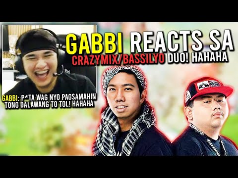 "GABBI REAKSYON SA CRAZYMIX/BASSILYO DUO! 8 MINS NONSTOP COMBO.."🤣ix bassilyo duo