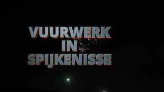 Vuurwerk op 1 januari 2024 in Spijkenisse