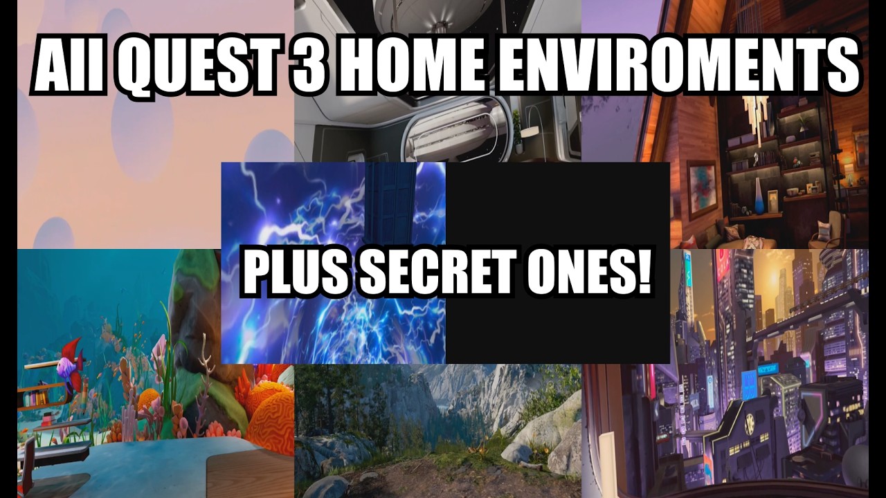All Quest 2/3/3S Home Environments + Hidden Bonus Homes! | BearskiVR Tour