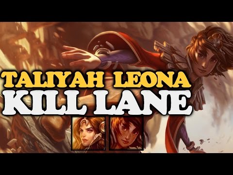 TALIYAH LEONA CARRY FROM BOTLANE (KDA 14-5-13) - League of Legends Gameplay