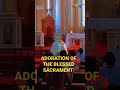 Adoration of the blessed sacrament