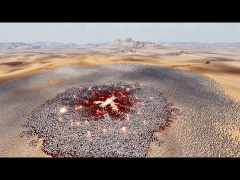 CLEOPATRA ARMY SURROUNDED BY 2,000,000 HEAVY KNIGHTS. Ultimate Epic Battle Simulator 2 UEBS