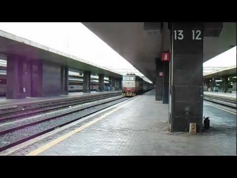 E656.018 in partenza con l' IC 707 Roma Termini - Taranto