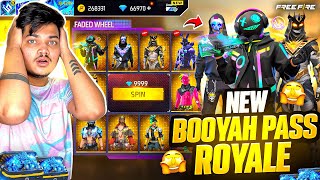 FREE FIRE I MAXED NEW BOOYAH PASS IN LEVEL 1 FF ID TO MAKE IT LOOK LIKE LEVEL 70😍 -GARENA FREE FIRE