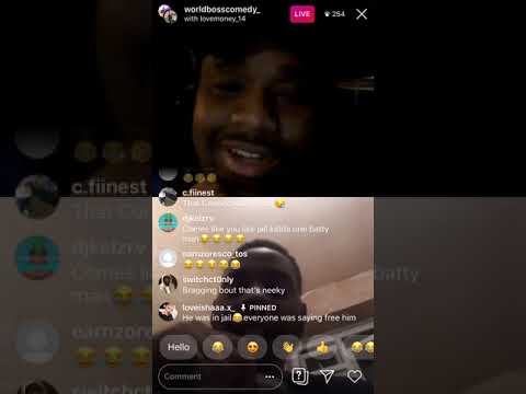 World boss beefs kidavelly on Instagram live!!