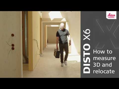 Leica DISTO™ X6 – Eenvoudig 3D meten vanaf meerdere locaties