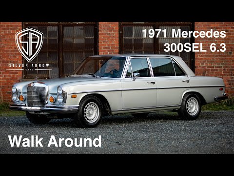 Walk 1971 Mercedes Benz 300SEL 6 3 ~ Silver Arrow Cars Ltd