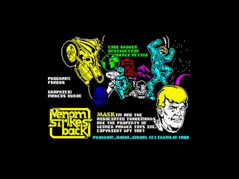 "MASK 3 - Venom Strikes Back" title music, ZX Spectrum 128k