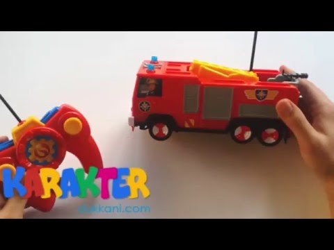 Uzaktan Kumandalı İtfaiyeci Sam İtfaiye Aracı Karakter Dükkanı'nda