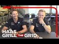 Haas' Romain Grosjean and Kevin Magnussen! | Grill The Grid 2019