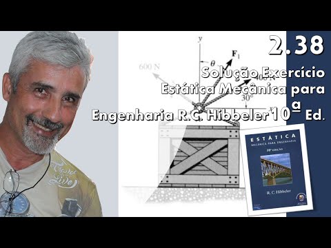 2.38 - Estática mecânica para engenharia Hibbeler 10ª Ed.
