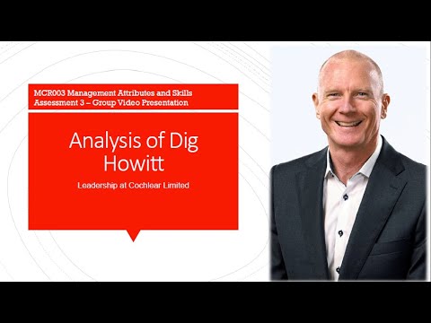 MCR003 Management Attributes and Skills Assessment 3 – Group Video Presentation