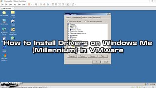 How to Install Drivers on Windows Me (Millennium) in VMware | SYSNETTECH Solutions