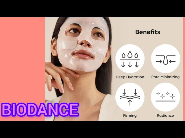 Vídeo relacionado con LOPHE Bio Collagen Mask, 5 Paquetes Mascarilla Facial Colageno, Mascarilla de Hidrogel, Hidratante Profunda, Máscara de Biocolágeno, Minimiza los Poros para Nocturna y Daily (Rosa)