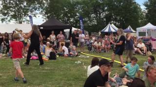 The Rooters Guitar walk around @ Napton Festival 2017