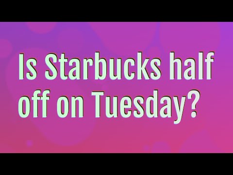 1st YouTube video about are starbucks drinks half off today