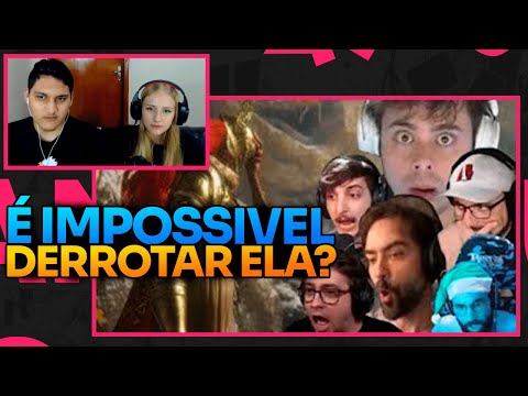 REACT EM CASAL - STREAMERS ENFRENTANDO BOSS MALENIA PELA PRIMEIRA VEZ - ELDEN RING