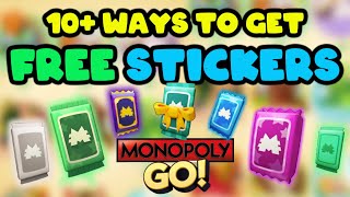 How to get FREE stickers: Monopoly GO!