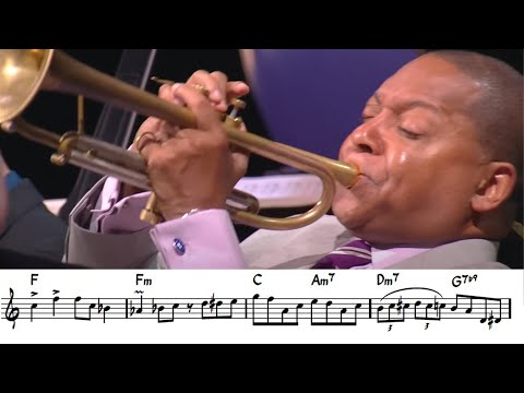 Wynton Marsalis - Portrait Of Louis Armstrong [Transcription] Trumpet Solo Bb