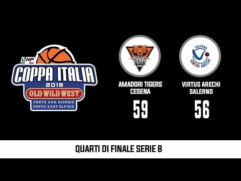 #COPPA ITALIA LNP Quarti di Finale B: Amadori Tigers Cesena - Virtus Arechi Salerno 59-56