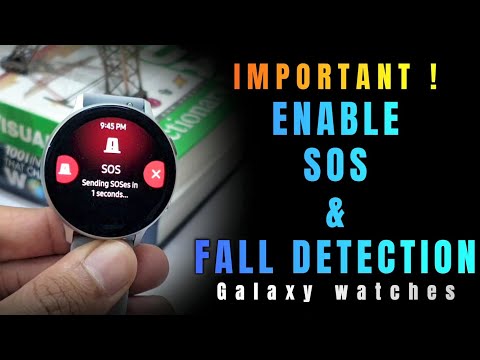 Samsung Galaxy Watch 3 - Galaxy Watch Active 2 -  SOS & FALL DETECTION - NEW TIZEN OS 5.5  Features