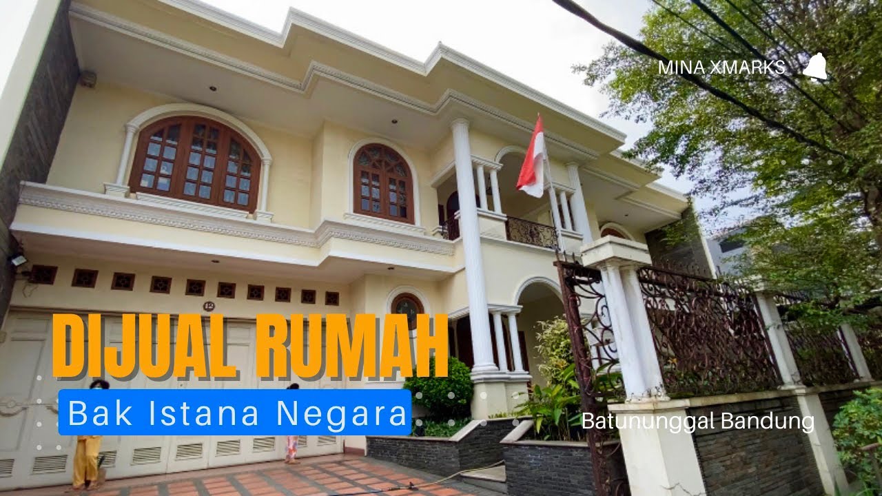  Rumah Mewah Luas 2 Lantai Ada Taman Pribadi Di Batununggal Indah