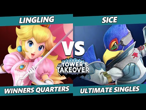 Tower's Takeover 20 Winners Quarters - LingLing (Peach) Vs. Sice (Falco) SSBU Ultimate Tournament